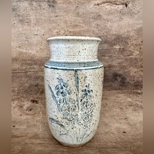 Studio pottery flower vase